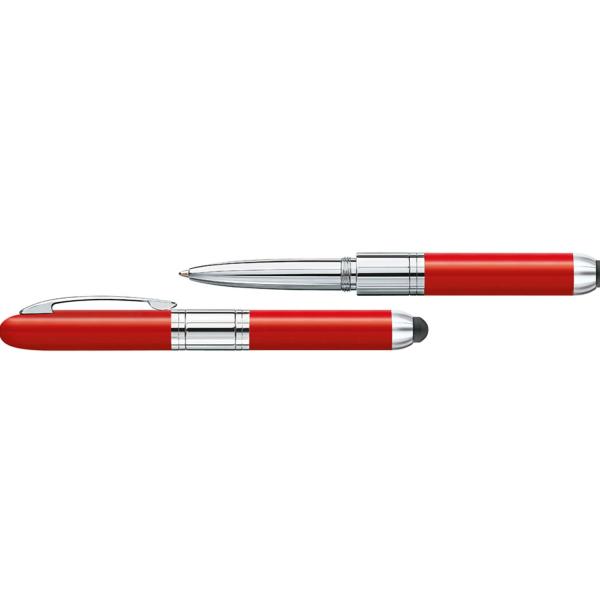 HERI | Stempelkugelschreiber Mini Stamp & Touch Pen 3in1 rot (4374M)